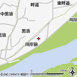 福島県福島市鎌田（川岸前）周辺の地図