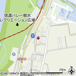 新潟県新潟市秋葉区蕨曽根981周辺の地図