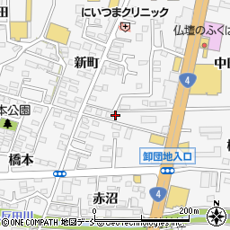 福島県福島市鎌田樋口1-4周辺の地図