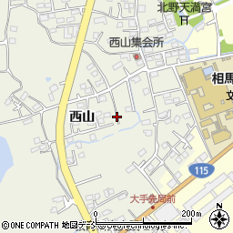 福島県相馬市西山西山周辺の地図