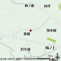 福島県福島市大笹生茶畑7周辺の地図
