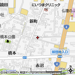 福島県福島市鎌田樋口20-2周辺の地図