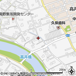 新潟県新潟市南区高井興野116周辺の地図