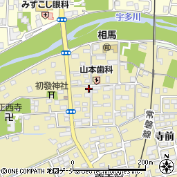 福島県相馬市中野寺前27周辺の地図