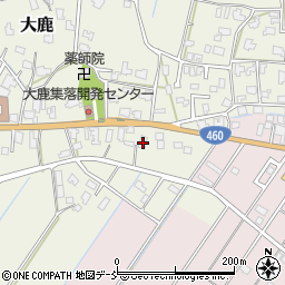 新潟県新潟市秋葉区大鹿662周辺の地図