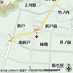 福島県福島市大笹生柿畑周辺の地図