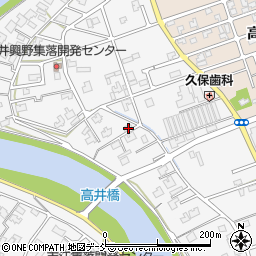 新潟県新潟市南区高井興野83周辺の地図