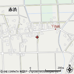 新潟県新潟市南区赤渋547周辺の地図