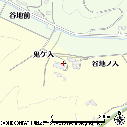 福島県伊達市保原町高成田谷地ノ入周辺の地図