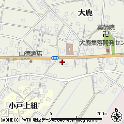 新潟県新潟市秋葉区大鹿624周辺の地図