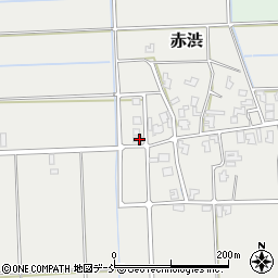 新潟県新潟市南区赤渋448-8周辺の地図