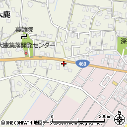 新潟県新潟市秋葉区大鹿668周辺の地図