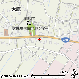 新潟県新潟市秋葉区大鹿646周辺の地図