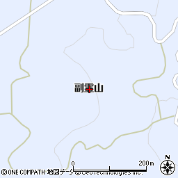 福島県相馬市玉野副霊山周辺の地図