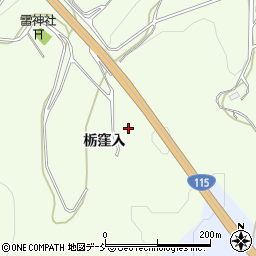 福島県伊達市保原町大柳栃窪入周辺の地図