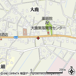 新潟県新潟市秋葉区大鹿627周辺の地図