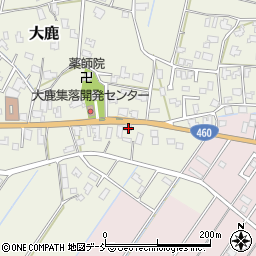 新潟県新潟市秋葉区大鹿647周辺の地図