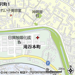 新潟県新潟市秋葉区滝谷本町周辺の地図