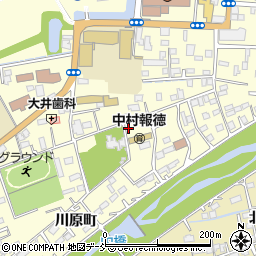 福島県相馬市中村川原町82周辺の地図