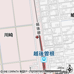 新潟県新潟市西蒲区川崎402-1周辺の地図
