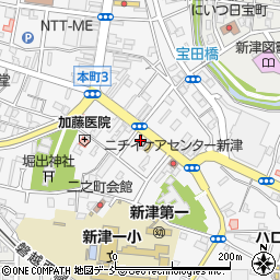 秋葉ファンタスティック英会話広場　新津・本町教室周辺の地図