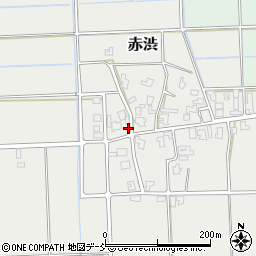 新潟県新潟市南区赤渋868周辺の地図