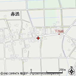 新潟県新潟市南区赤渋1122周辺の地図
