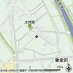 新潟県新潟市秋葉区東金沢511周辺の地図
