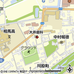 福島県相馬市中村大手先46周辺の地図