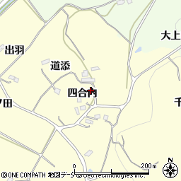福島県伊達市保原町高成田四合内12周辺の地図