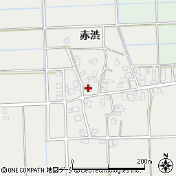 新潟県新潟市南区赤渋870周辺の地図