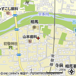 福島県相馬市中野寺前64周辺の地図
