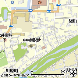 福島県相馬市中村川原町62周辺の地図