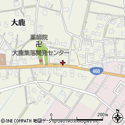 新潟県新潟市秋葉区大鹿250周辺の地図