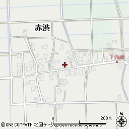 新潟県新潟市南区赤渋968-2周辺の地図