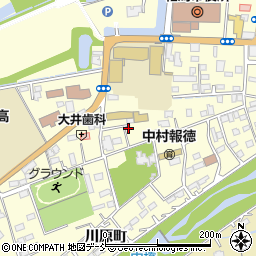 福島県相馬市中村大手先42周辺の地図