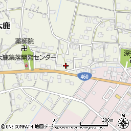 新潟県新潟市秋葉区大鹿243周辺の地図
