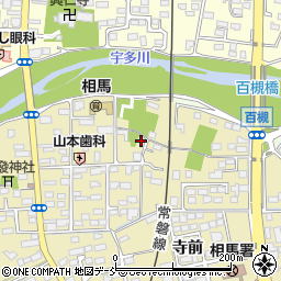 福島県相馬市中野寺前86周辺の地図