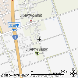 新潟県新潟市南区北田中14周辺の地図