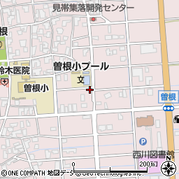 新潟県新潟市西蒲区曽根周辺の地図