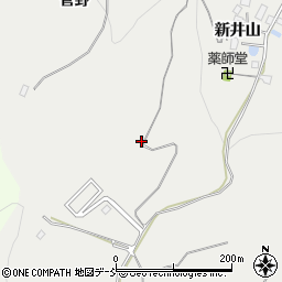 福島県伊達市保原町所沢新井山32-2周辺の地図