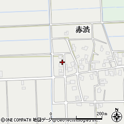 新潟県新潟市南区赤渋448-11周辺の地図