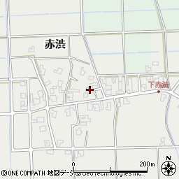 新潟県新潟市南区赤渋968周辺の地図