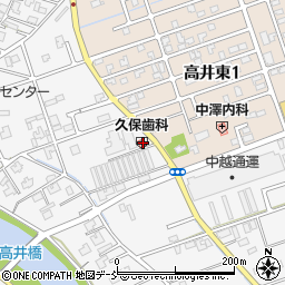 新潟県新潟市南区高井興野134周辺の地図