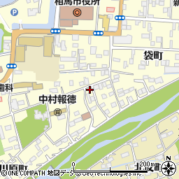 福島県相馬市中村川原町77周辺の地図
