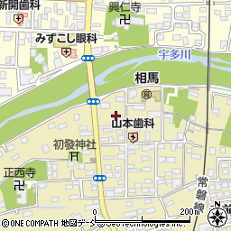福島県相馬市中野寺前32周辺の地図