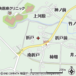 福島県福島市大笹生（折戸）周辺の地図
