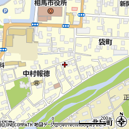 福島県相馬市中村川原町76-2周辺の地図