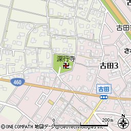 新潟県新潟市秋葉区大鹿2周辺の地図