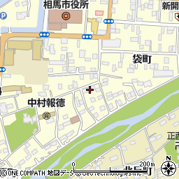 福島県相馬市中村川原町75-3周辺の地図